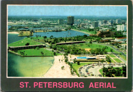 Florida St Petersburg Aerial View Showing The Waterfront Park Along Tampa Bay - St Petersburg