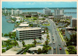 Florida Clearwater Beach Looking South Alon South Gulfview Boulevard - Clearwater