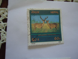 NEPAL  USED STAMPS ANIMALS - Népal