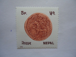 NEPAL  MNH  STAMPS     COINS - Népal