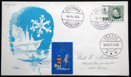 Greenland 1976 UPERNAVIK 5-11-1976  FÅBORG 23-12 ( Lot  6140 ) - Briefe U. Dokumente