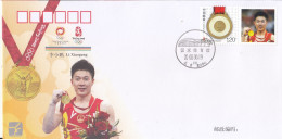 CHINA 2008 GPJF-1.40 Victory In Men's Parallel Bars In Artistics Gymnastics  In The Game Of The XXIX Olympiad Cover - Buceo