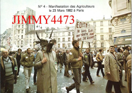 CPM - Manifestation Des Agriculteurs Le 23 Mars 1982 à Paris - Vue Du Défilé - Edit. F. LOUBATIERES - Demonstrationen