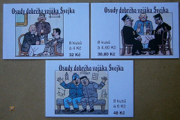 1997 Czech Republic Mi.153-155 (H-Blatt 1-3), Series /** - Unused Stamps