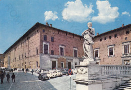 CARTOLINA  URBINO,MARCHE-PIAZZA DUCA FEDERICO-PALAZZO DUCALE-MEMORIA,CULTURA,RELIGIONE,BELLA ITALIA,VIAGGIATA 1978 - Urbino
