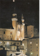 CARTOLINA  URBINO,MARCHE-SCORCIO DEL PALAZZO DUCALE CON I TORRICINI-NOTTURNO-STORIA,MEMORIA,BELLA ITALIA,NON VIAGGIATA - Urbino