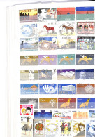 23-0611 Sam Collection De Plus De 200 Timbres Suede Sans Album - Colecciones