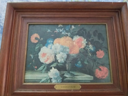 Reproduction Tableau Avec Fleurs Avec Vase. Vanhuysum . - Acryl