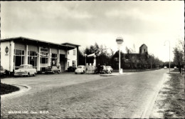 CPA Marknesse Flevoland, Tankstelle Shell, Kirche - Other & Unclassified