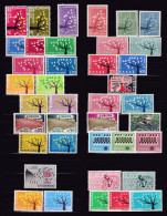 1962 EUROPA CEPT EUROPE  ANNATA  YEAR 18 Paesi (39 Valori) MNH** ALBERO TREE - 1962