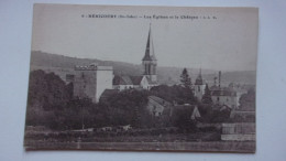 70  HERICOURT LES EGLISES ET CHATEAU 1917 - Héricourt