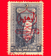 TURCHIA - Usato - 1928 - Paesaggi - Rocce - Gole Di Sakarya - Seconda Esposizione Di Smyrna - 2 ½ - Gebraucht