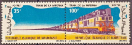 République Islamique De Mauritanie Postes 1971  Train De La Miferma 35 + 100 Fr MNH - Mauritanie (1960-...)