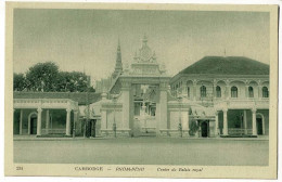 Cambodge - Pnom-Penh - Centre Du Palais Royal (échaffaudage De Fortune) Circulé Sous Enveloppe, Sans Date - Cambodge