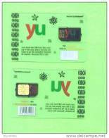 KENYA - Mint/Unused SIM Chip Phonecard/YU Transparent - Kenya