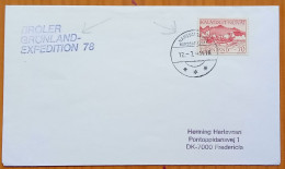 GREENLAND 1978, SPECIAL COVER, TIROLER GRONLAND EXPEDITION 78, NARSARSUAQ CITY CANCEL. - Lettres & Documents