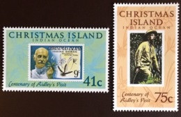 Christmas Island 1990 Ridley Visit Centenary MNH - Christmas Island