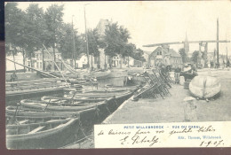 Cpa  Petit Willebroeck  1907   Bateaux - Willebroek