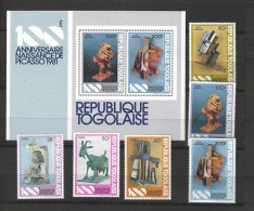 Timbres Et Bloc TOGOLAISE. Anniversaire De PICASSO 1981 - Togo (1960-...)