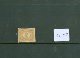 Nederland 1899 NVPH Nr 54 MH Ongestempeld - Unused Stamps