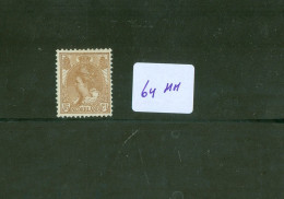 Nederland 1899 NVPH Nr 64 MH Ongestempeld * Koningin Wilhelmina - Unused Stamps