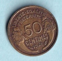 France - 1941 - 50 C    - KM894.1 - 50 Francs