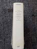 LA PLEIADE  STENDHAL  OEUVRES INTIMES  EDT 1966 PETITE ANNOTATION HAUT GAUCHE PAGE DE PAGE DE GARDE  BON ETAT - La Pléiade