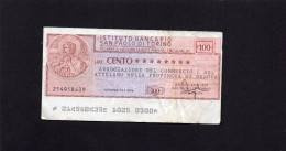 Miniassegno Istituto Bancario San Paolo Di Torino - Genova 1976 - Usato - Zonder Classificatie