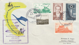 Lufthansa Erstflug Ankara - Hamburg Am 2.4.1961 Flug LH 299 - Posta Aerea