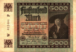 Billet > Allemagne > Voir Le Scan >  Reichsbanknote >1922>5000 Mark  > Réf:C 04 - 5.000 Mark