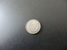 Netherlands 10 Cent 1938 Silver - 10 Cent
