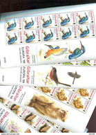 EUROPA CEPT 1999 GIBRALTAR 4x10 Miniature Sheet MNH 853/56 BIRDS Monkey Apes Fish Nature Below Face 14.40£ - 1999