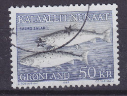 Greenland 1983 Mi. 140, 50.00 Kr Meerestiere Fisch Fish Atlantischer Lachs Salmon (Cz. Slania) - Usati