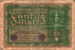 Billet > Allemagne > Voir Le Scan >  Reichsbanknote >1919 >Reihe 1  > 50  Mark  > Réf:C 04 - 50 Mark