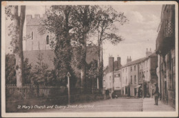 St Mary's Church And Quarry Street, Guildford, Surrey, C.1920s - Postcard - Surrey