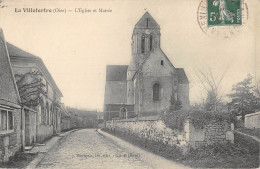 CPA 60 LA VILLETERTRE / EGLISE ET MAIRIE / Cpa Rare - Altri & Non Classificati