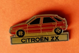 Pin's Voiture Rouge CITROEN ZX - Citroën