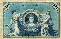 Billet > Allemagne > Voir Le Scan >  Reichsbanknote >1908 > 100  Mark  > Réf:C 04 - 100 Mark