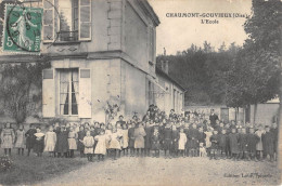 CPA 60 CHAUMONT GOUVIEUX / L'ECOLE - Other & Unclassified