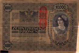 Billet > Allemagne > Voir Le Scan >  1918 > 10000  Mark  > Très Abimé >Réf:C 04 - Zonder Classificatie