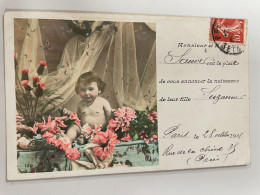 CPA - Faire Part De Naissance- - Suzanne à Paris 1908 - Birth