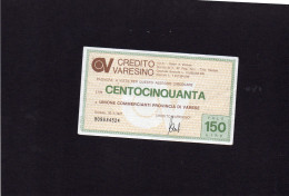 Miniassegno Credito Varesino - Varese 1977 - Usato - Zonder Classificatie