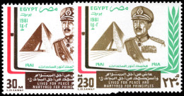 Egypt 1981 President Sadat Unmounted Mint. - Unused Stamps