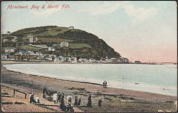 Bay & North Hill, Minehead, Somerset, 1906 - Montague Cooper Postcard - Minehead