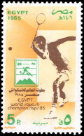 Egypt 1985 World Squash Championships Unmounted Mint. - Unused Stamps