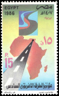 Egypt 1986 Sixth African Road Conference Unmounted Mint. - Nuevos