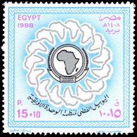 Egypt 1988 25th Anniversary Of Organisation Of African Unity Unmounted Mint. - Unused Stamps