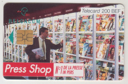 BELGIUM - Press Shop , CN: GJ - 31.07.2000 , 200 BEF, Tirage 150.000, Used - Mit Chip