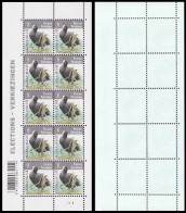 4042** Buzin - Feuillet Foulque Macroule/Vel Meerkoet - Gomme Blanche Mat/Witte Matte Gom - Planche/Plaat I - Elections - 2001-2010