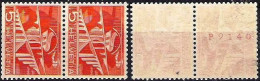 Schweiz Rolle Suisse Rouleaux Swiss Coil Sitterbrücke 1949: Zu 298RM.01 Mi 530RI Mit Avec N° M9140 ** MNH (Zu CHF 18.00) - Coil Stamps